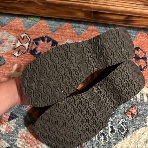 Reef leather platform/wedge flip flop - Picture 5 of 5